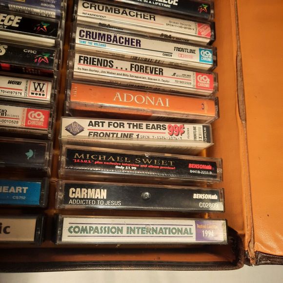 21 Vintage Cassettes - CCM Collection and Case - Picture 11 of 13